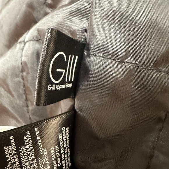 Kenneth Cole Double Breasted Wool Blend Peacoat Jacket, Size Large, Black,‎ NWOT - Picture 12 of 14